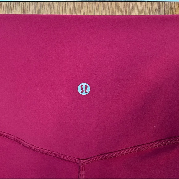 Lululemon Align High-Rise Pant 28” in Pomegranate active performance leggings - Picture 4 of 5